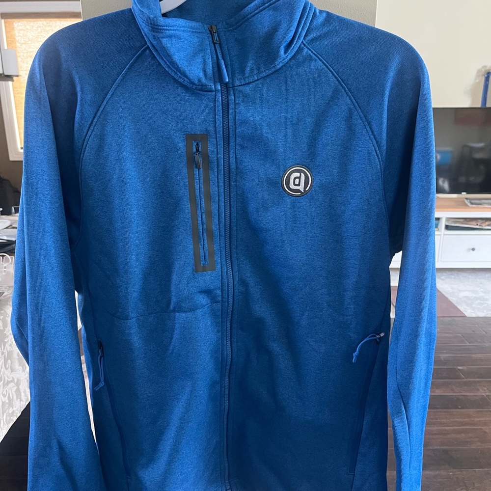 Blue NorthFace Full-Zip Jacket with Logo